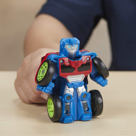 Transformers Rescue Bots packaging uses recyclable materials for simple, frustration-free unboxing.