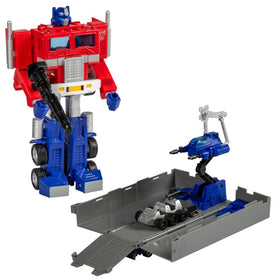Transformers Retro G1 Optimus Prime toy front view for display and imaginative play.