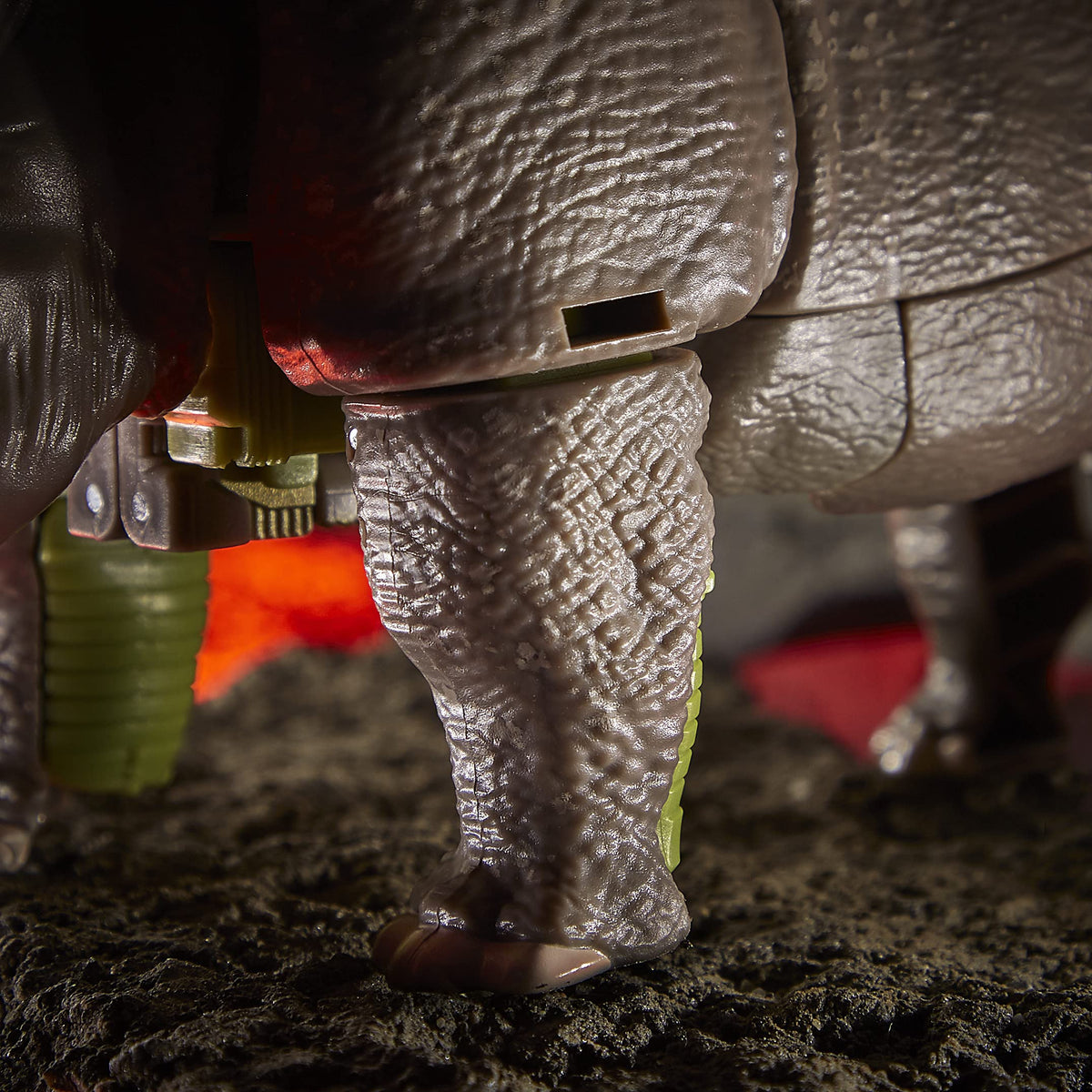 Transformers Rhinox beast wars inspired skin texture adds rugged realism