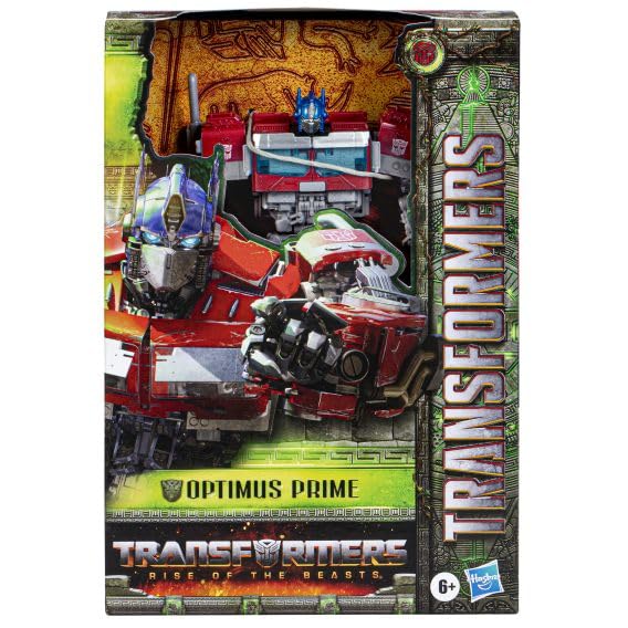 Optimus Prime Voyager in truck mode ready for action storytelling.