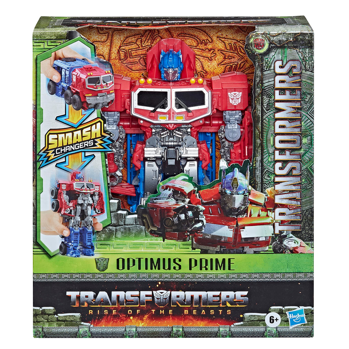 Optimus Prime smash-action shot for quick conversion practice