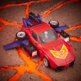 Transformers Road Rage sportscar to flying car mode enables dynamic play