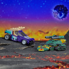 Transformers Rukus robot figure for posable action and diorama scenes.