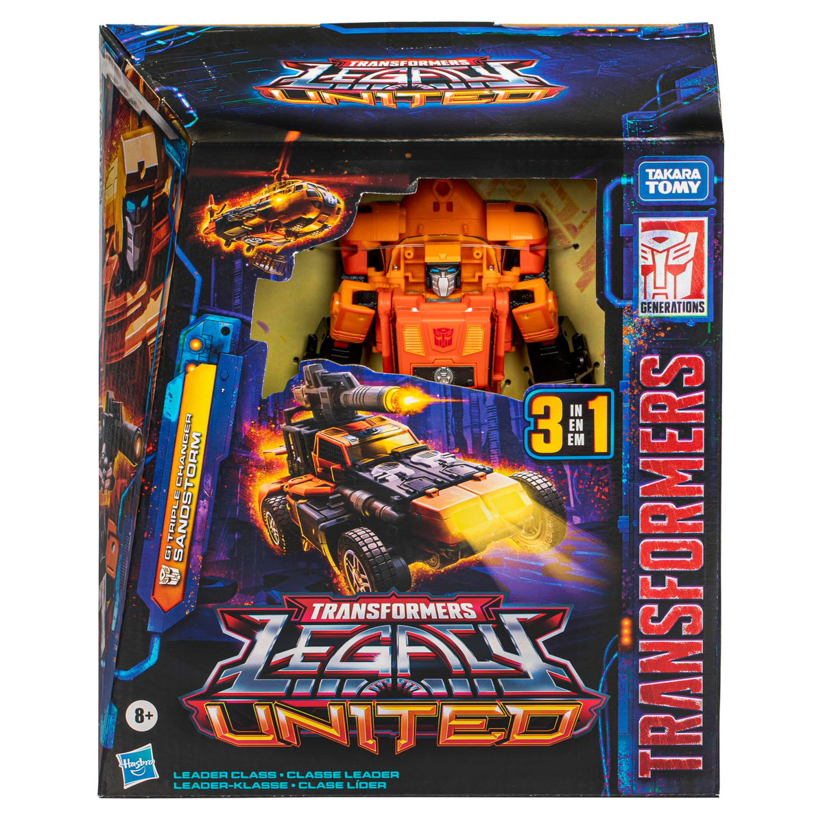 Transformers Sandstorm in dune buggy mode ready for dynamic poses