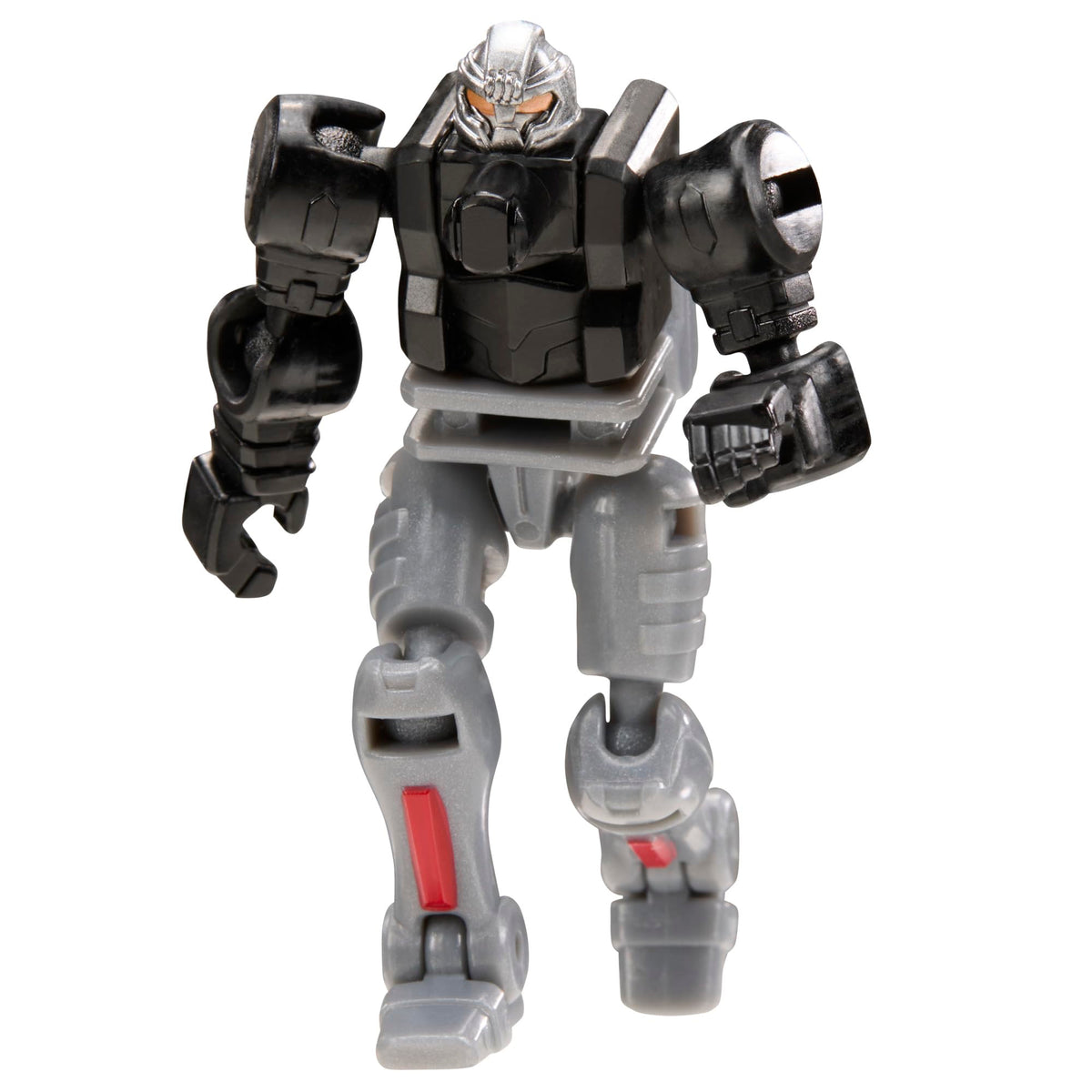 Transformers Sideways chest logo flip reveals Autobot or Decepticon emblem.