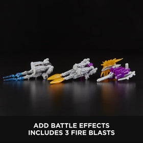 Transformers Skywarp Battle Pack collectible display for fan shelves.