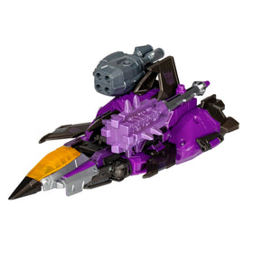 Transformers Skywarp jet mode with dynamic flight pose.