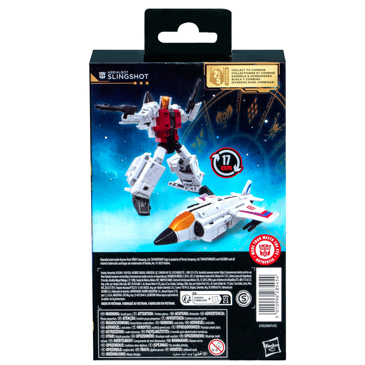 Transformers Slingshot combines with other Aerialbots to form Superion.
