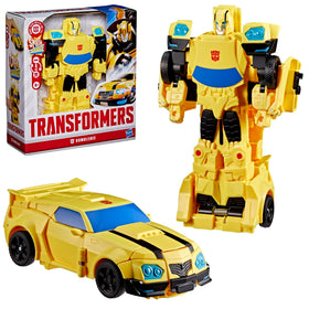 Transformers Smash Changers Bumblebee robot mode sparks imaginative battles.