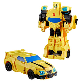 Transformers Smash Changers Bumblebee car mode rolls for fast chase scenes.