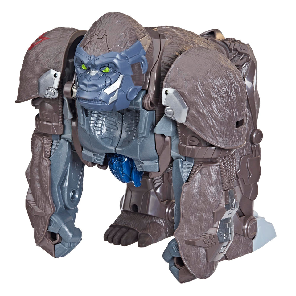 Transformers Smash Changers Optimus Primal alt mode for fast play.