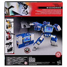 Transformers Soundwave Laserbeak cassette figure; versatile collectible with conversion detail.