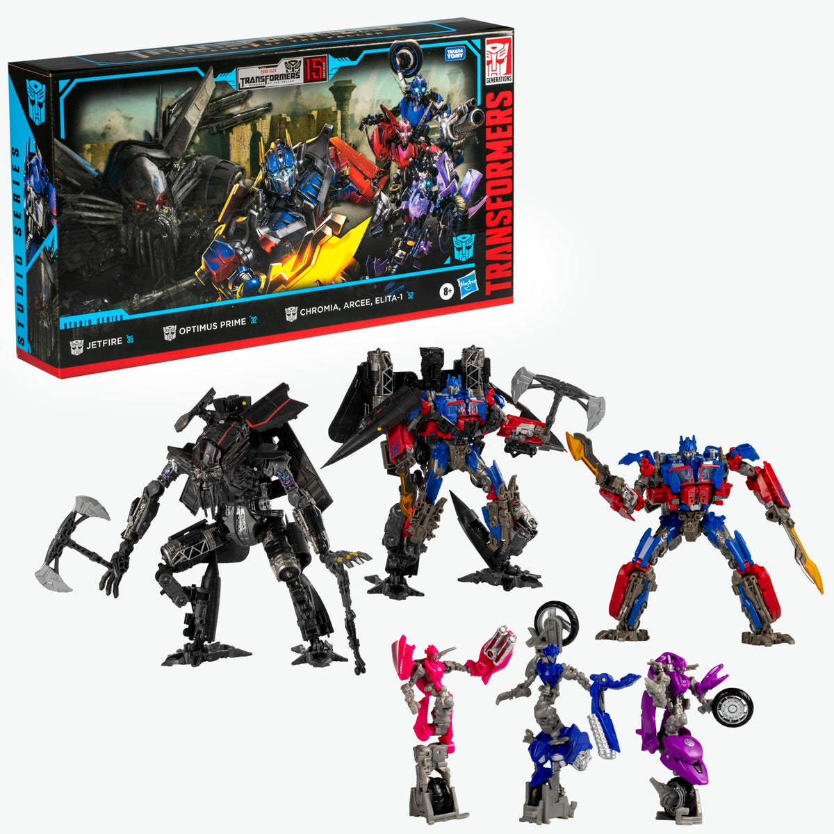 Transformers Studio Series Chromia robot figure for epic battle poses