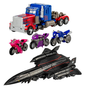 Transformers Studio Series Optimus Prime robot figure with pose-ready articulation