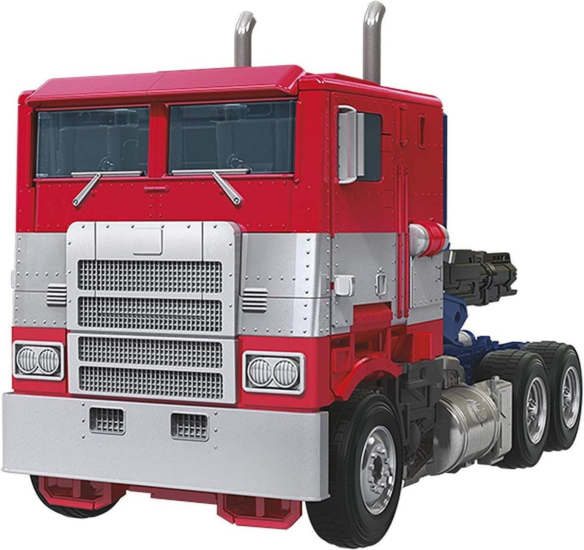 Transformers Studio Series 38 Optimus Prime vehicle mode for dynamic posing