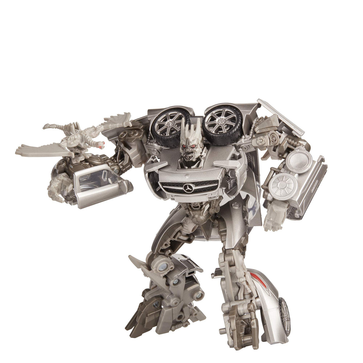 19-step transformation from robot to car mode offers a satisfying switch.