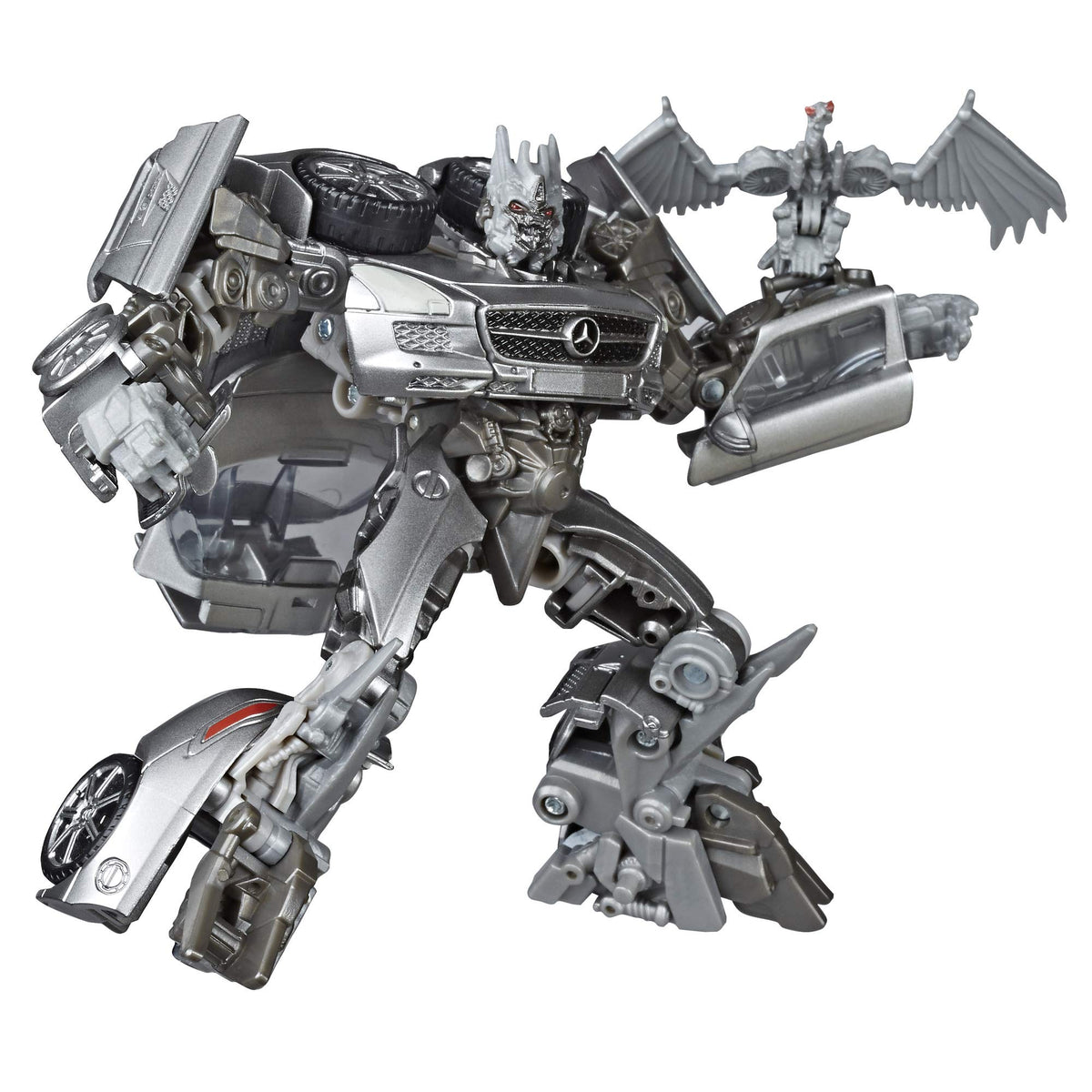 Transformers Studio Series 51 Soundwave in car mode, compact and poseable.