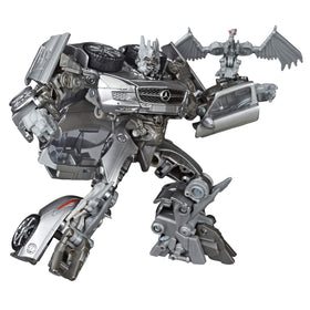 Transformers Studio Series 51 Soundwave in car mode, compact and poseable.
