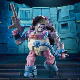 Removable backdrop for Gnaw Deluxe to recreate the Mockery of Justice scene.