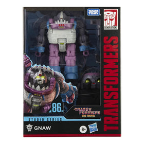 Gnaw Deluxe figure in robot mode with articulated joints for dynamic posing.