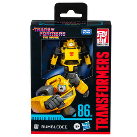 Transformers Studio Series Bumblebee in mini car mode showing 23-step conversion.