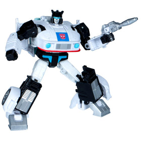 Transformers Studio Series Autobot Jazz in car mode with movie-inspired detailing.