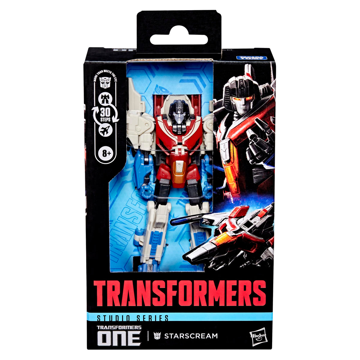 Transformers Studio Series Deluxe Class Starscream figure ideal for action and display.