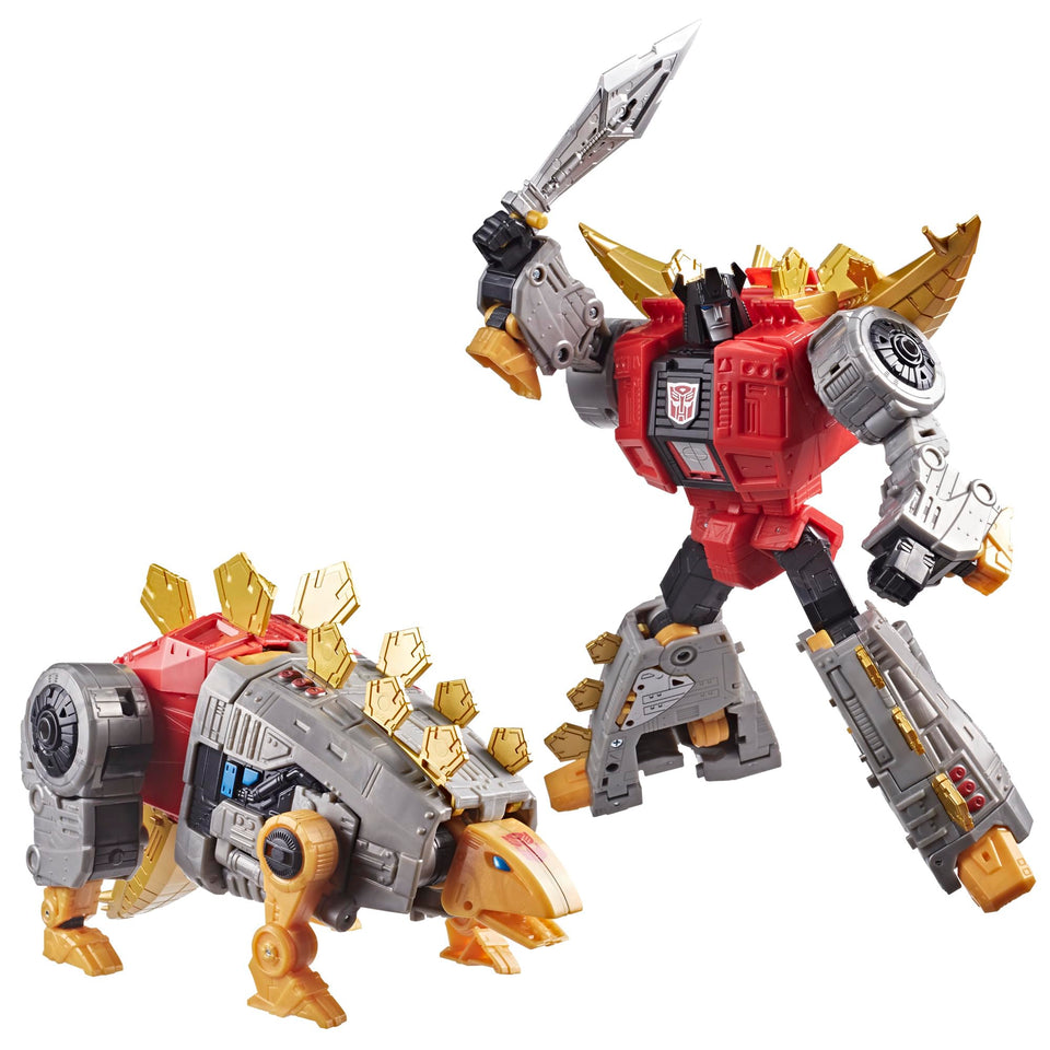Transformers Studio Series Dinobot Snarl robot mode with movie-inspired deco for display