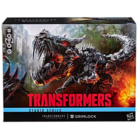 Grimlock in t-rex mode offers dynamic display and dramatic pose options