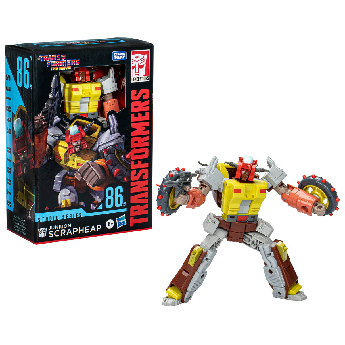 Transformers Studio Series Junkion Scrapheap articulation enables action poses
