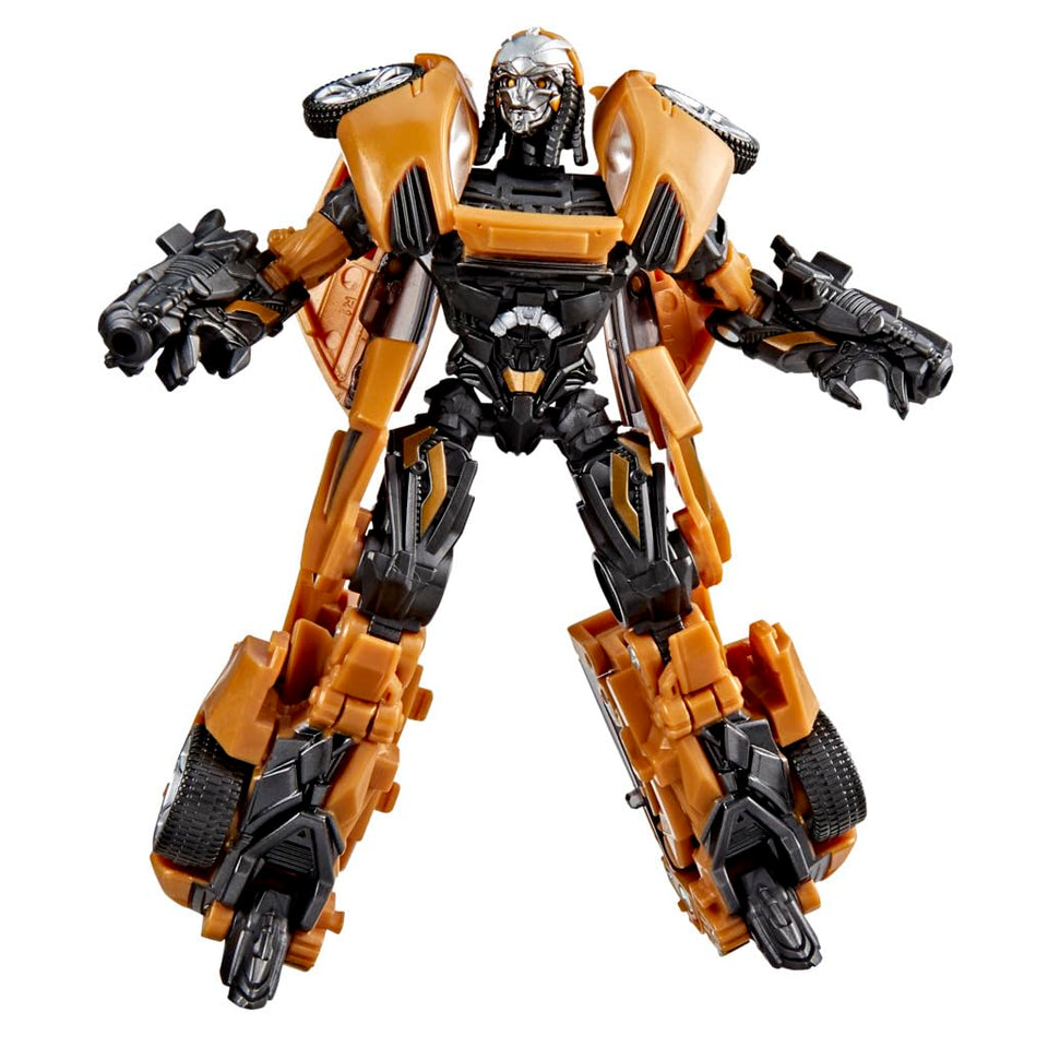 Transformers KSI Widow figure in robot mode with movie-inspired deco, ideal for display and posing.