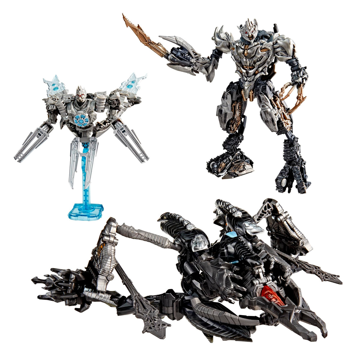 Transformers Studio Series The Fallen in robot-to-spacecraft mode for display and collection.