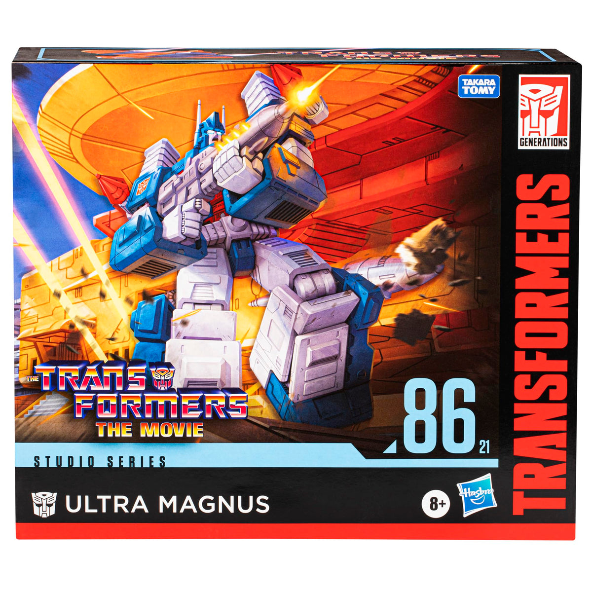 Ultra Magnus semi-trailer mode enables imaginative vehicle play.