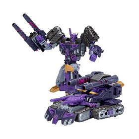 Transformers Tarn robot-mode close-up with Decepticon details.