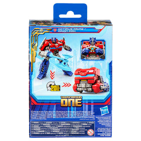 Transformers TF1 Prime Changer Optimus Prime packaging art inspired by film
