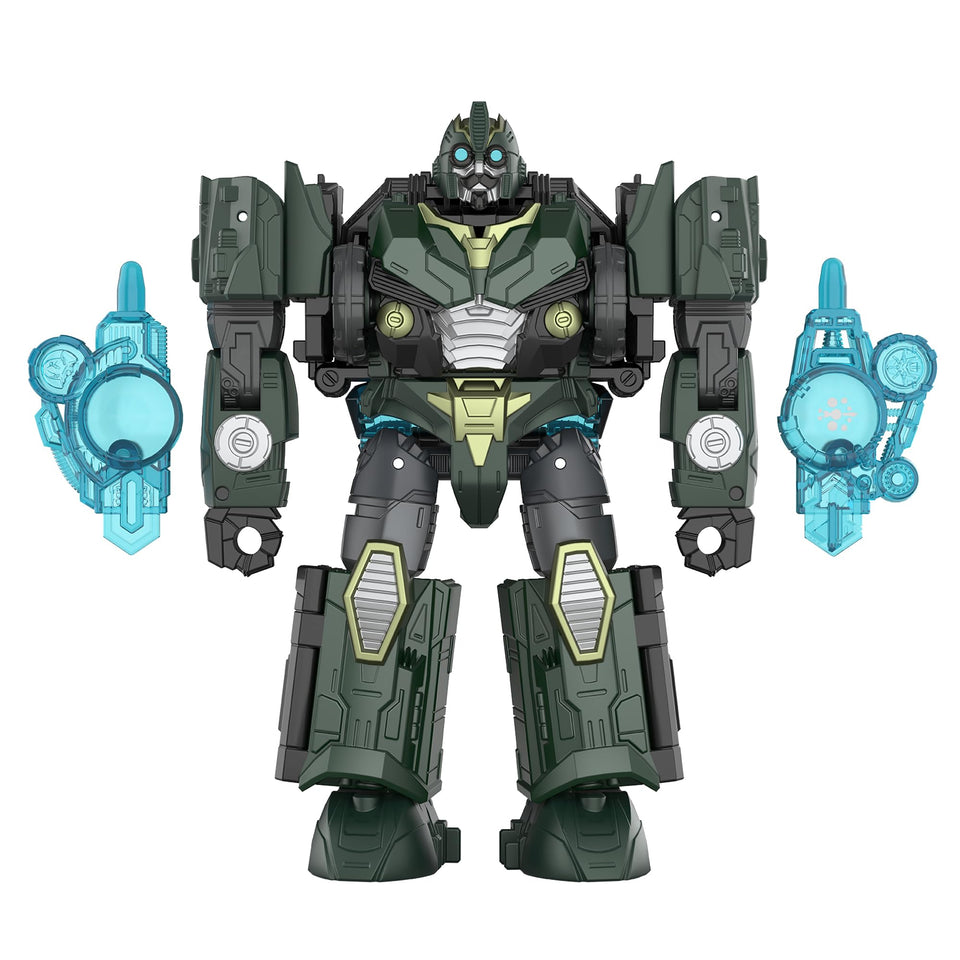 Transformers The Thirteen Alchemist Prime in robot pose for display.