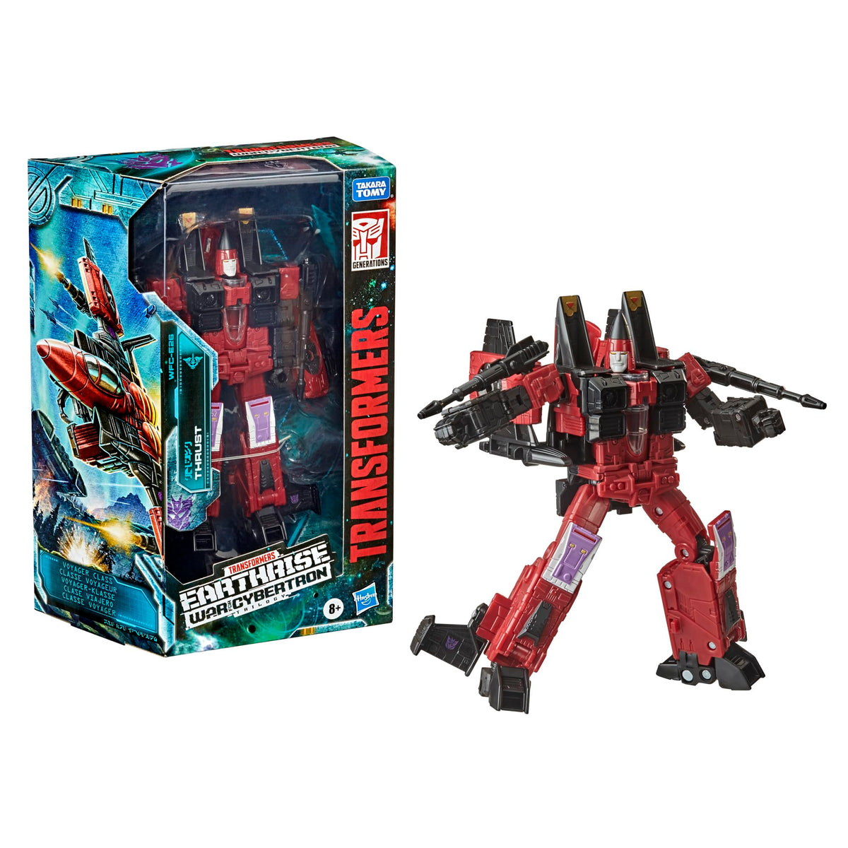 Transformers Thrust display-ready Voyager figure seven inches tall
