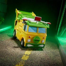 Transformers x TMNT Party Wallop Leonardo head adds heroic pose