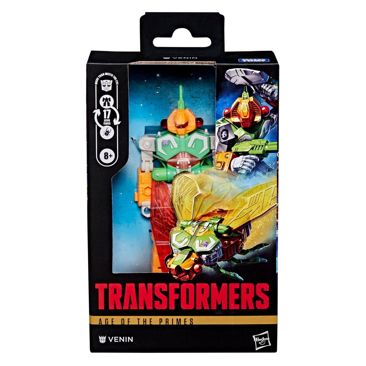 Transformers Venin blaster and axe accessories, combine for a larger axe.