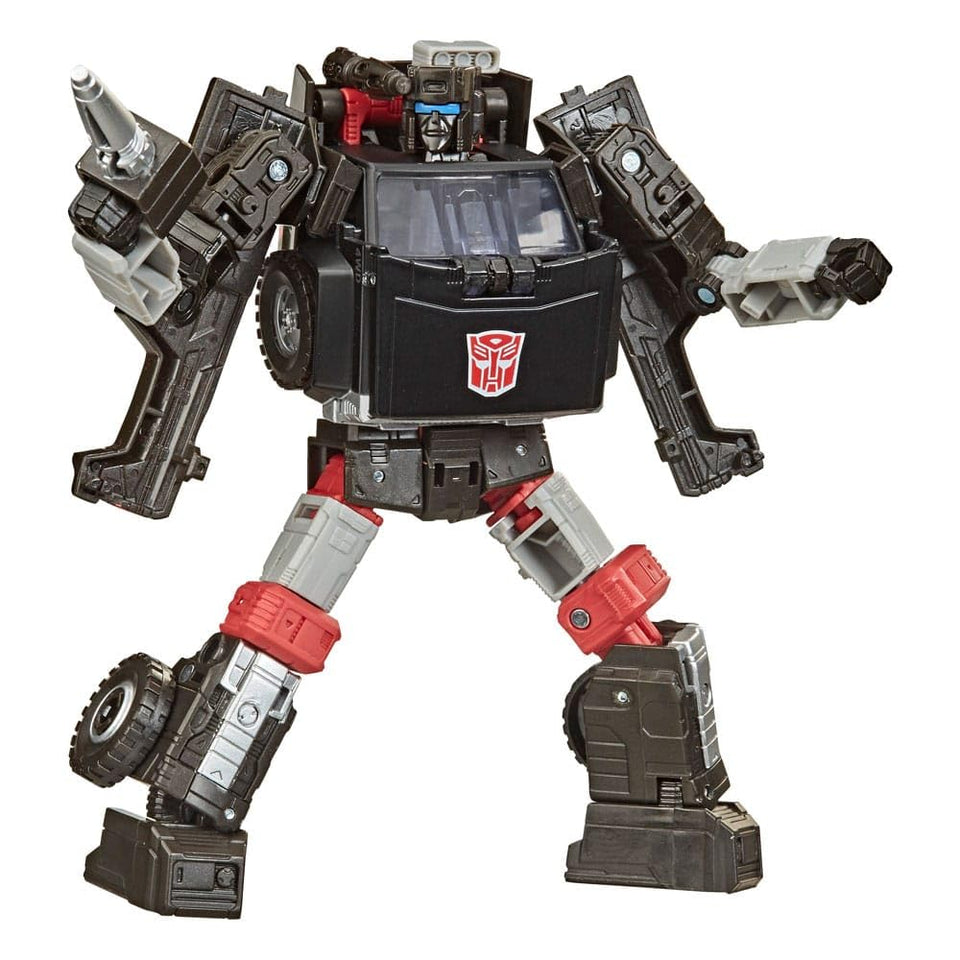 Transformers Trailbreaker in camper truck mode, ideal for imaginative play and space-battle setups.