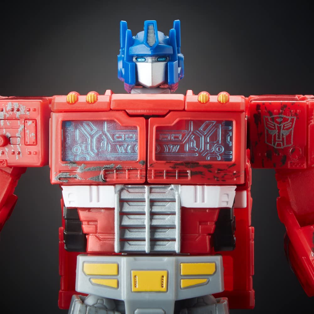 Combat ports on Optimus Prime for customizable weapon configurations