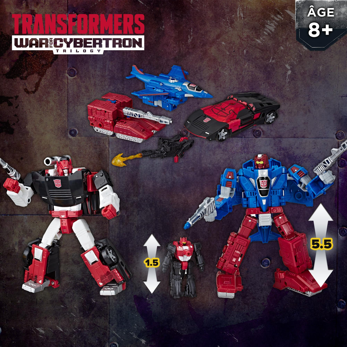 Transformers WFC-S26 Figure articulation enables dynamic poses for display
