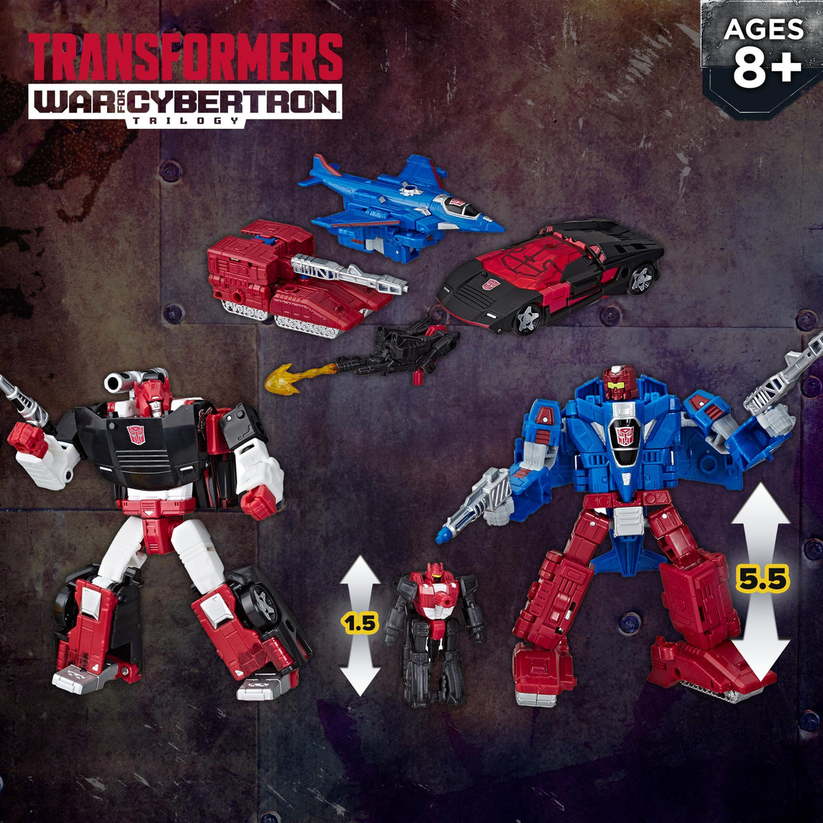 Transformers WFC-S26 Slamdance robot-to-jet mode shown for play-ready versatility
