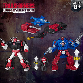 Transformers WFC-S26 Slamdance robot-to-jet mode shown for play-ready versatility