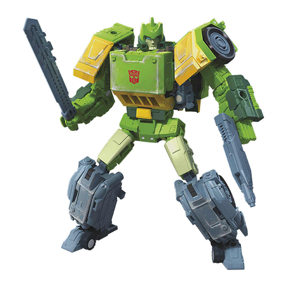 Transformers WFC-S38 Autobot Springer in robot mode for dynamic display.
