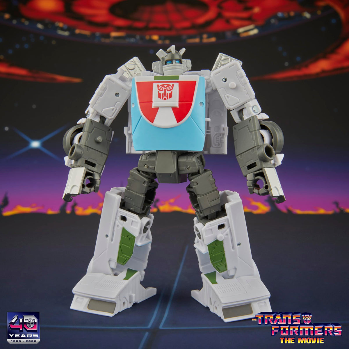 Film-era Wheeljack reference sparks imaginative battle play.