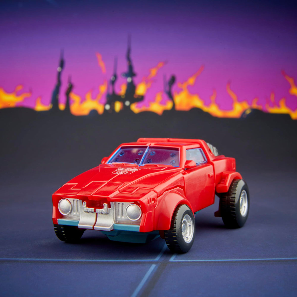 Transformers Windcharger movie-inspired deco enhances collector display.