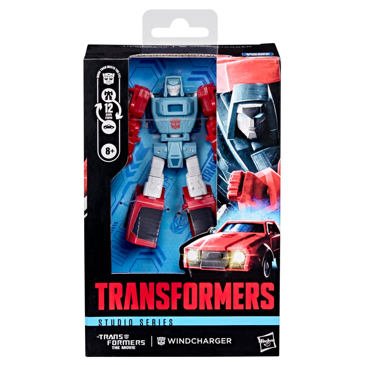 Transformers Windcharger Studio Series car mode shown after 12-step conversion.