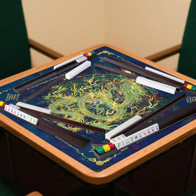 Tratizari 21-inch Mahjong stand offers ample space for standard tiles