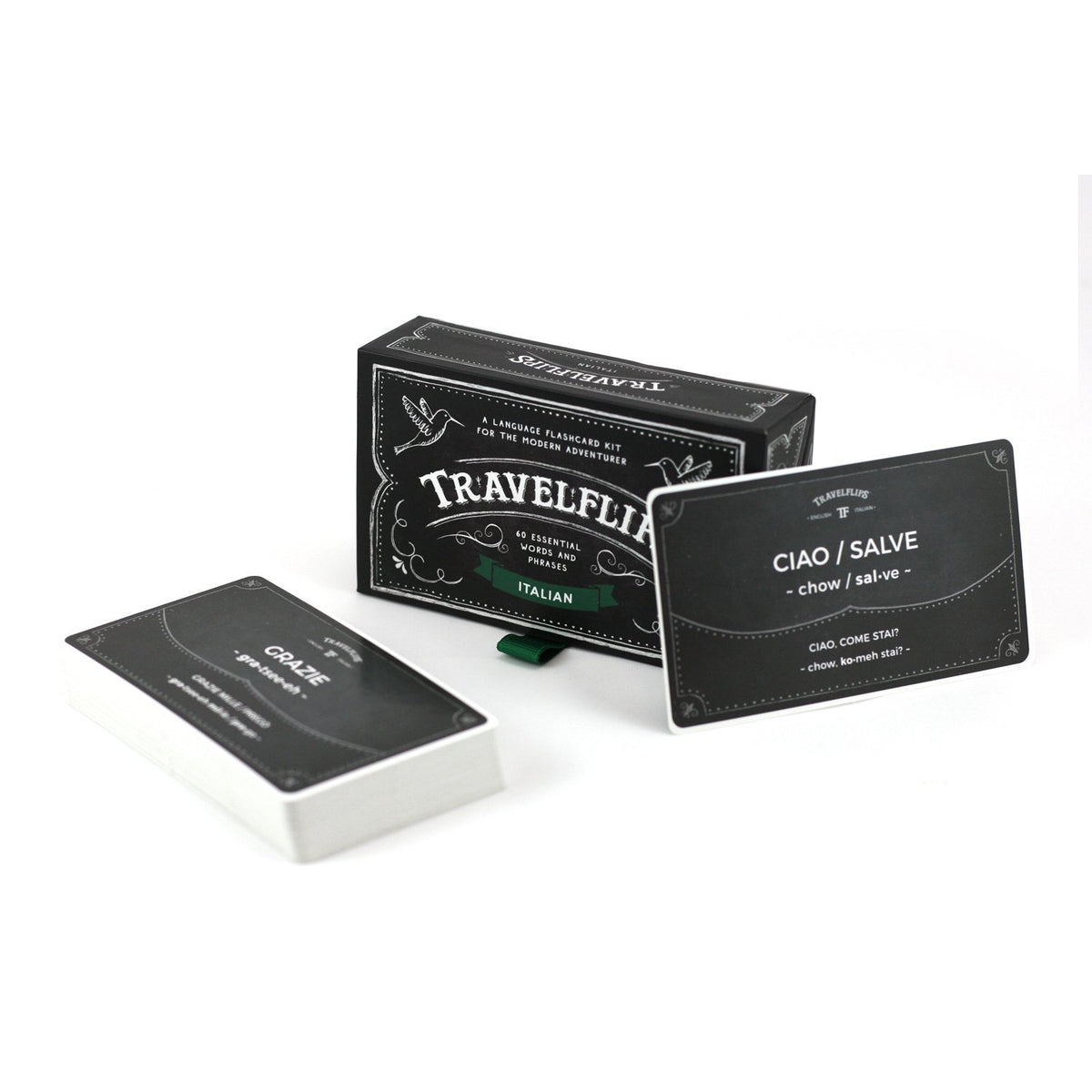 Travelflips Italian Flashcards basic phrases for essential travel communication.